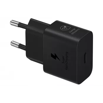 Laadija Samsung EP-T2510 25W USB‑C siseruumide kiirlaadimine, must, 1 m kaabel