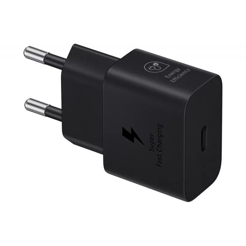 Laadija Samsung EP-T2510 25W USB‑C siseruumide kiirlaadimine, must, 1 m kaabel