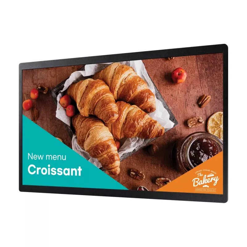 Samsung QB24C Digitaalne infotahvel lameekraan 61 cm (24 tolli) LED Wi-Fi 250 cd/m² Full HD Must Sisseehitatud protsessor Tizen 16/7