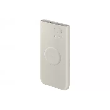Akupank Samsung EB-U2510XUEGEU 10000 mAh, PD 3.0 25W, USB-C sisend/väljund, juhtmevaba laadimine, 3-seadme väljund, beež