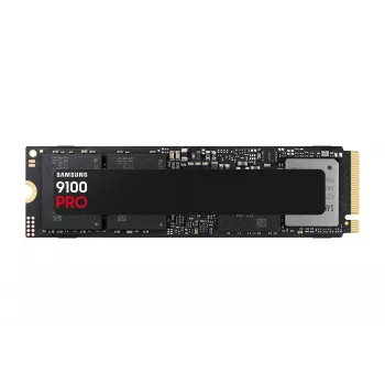 SSD M.2 Samsung 9100 PRO 4 TB PCIe 5.0 NVMe — 2280, lugemiskiirus 14800 MB/s, kirjutamiskiirus 13400 MB/s, V-NAND TLC