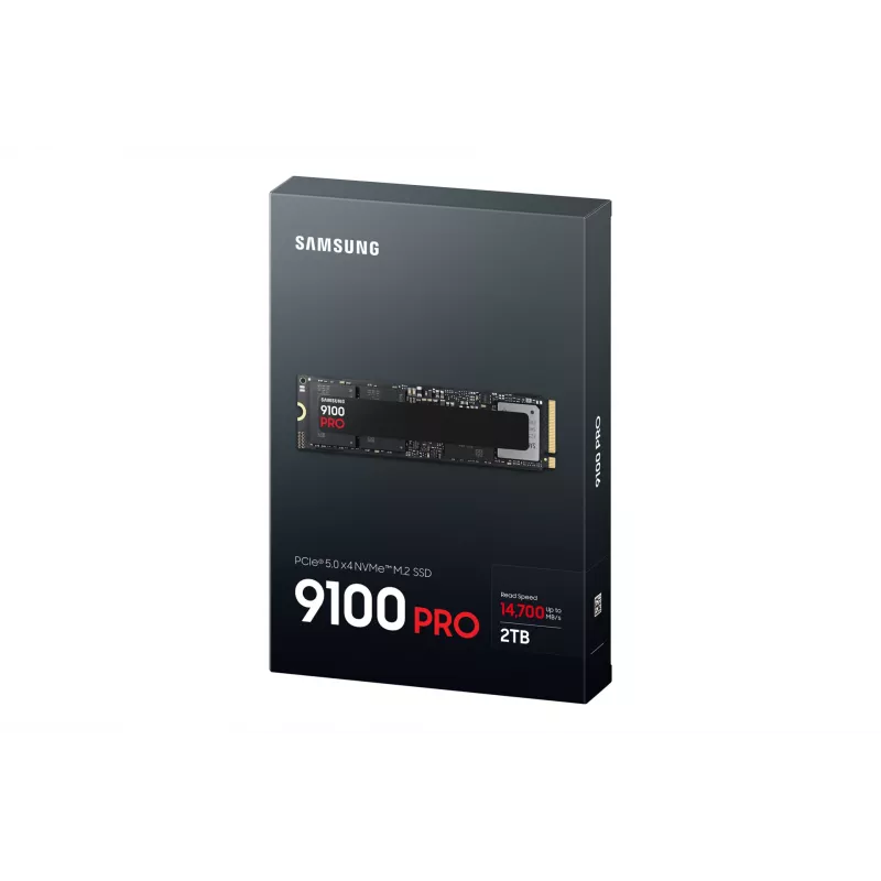 SSD M.2 2280 Samsung 9100 PRO 2 TB PCIe 5.0 NVMe — 14700/13400 MB/s, V-NAND TLC