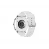 Nutikell Samsung Galaxy Watch 8 Classic 46 mm — 1,3-tolline AMOLED, 438×438, 64 GB, Wi‑Fi, GPS, hõbedane korpus, valge rihm