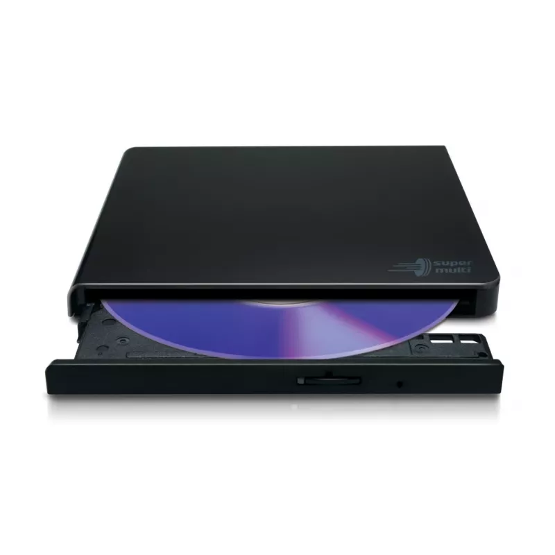 HITACHI-LG DATA STORAGE Õhuke kaasaskantav DVD-kirjutaja – Gp57eb40 – USB 2.0 – Must