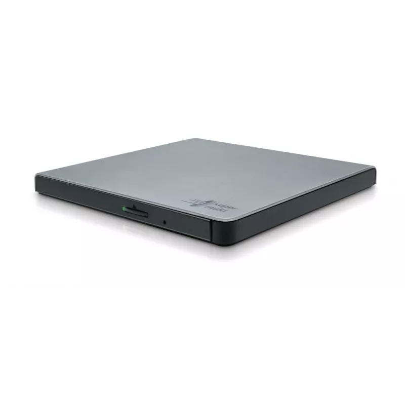 HITACHI-LG DATA STORAGE õhuke kaasaskantav DVD-kirjutaja - Gp57eb40 - USB 2.0 - Hõbedane