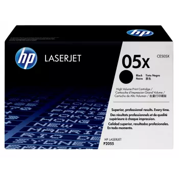 HP 05X suure tootlikkusega must originaalne LaserJet toonerikassett, 6500 lehekülge, must, 1 tk
