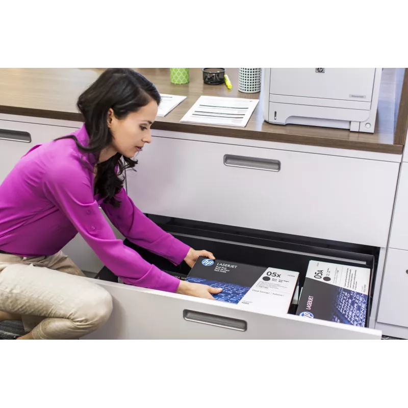 HP 05X suure tootlikkusega must originaalne LaserJet toonerikassett, 6500 lehekülge, must, 1 tk