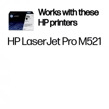 HP 55A must originaalne LaserJet toonerikassett, 6000 lehekülge, must, 1 tk