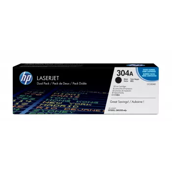 HP 304A 2-pakend must originaal LaserJeti toonerikassetid
