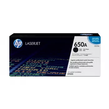HP 650A musta originaal LaserJet toonerikassett