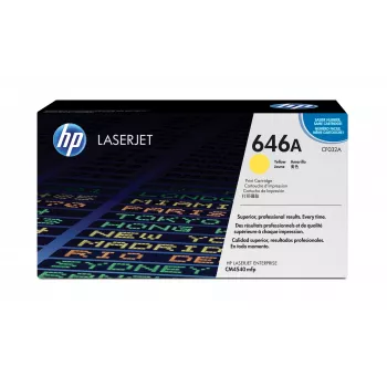 HP 646A kollane originaal LaserJet toonerikassett