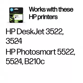 HP 364XL suure saagikusega originaal must tindikassett