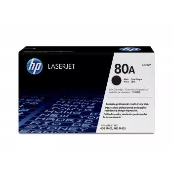 HP 80A must originaalne LaserJet toonerikassett, 2560 lehekülge, must, 1 tk