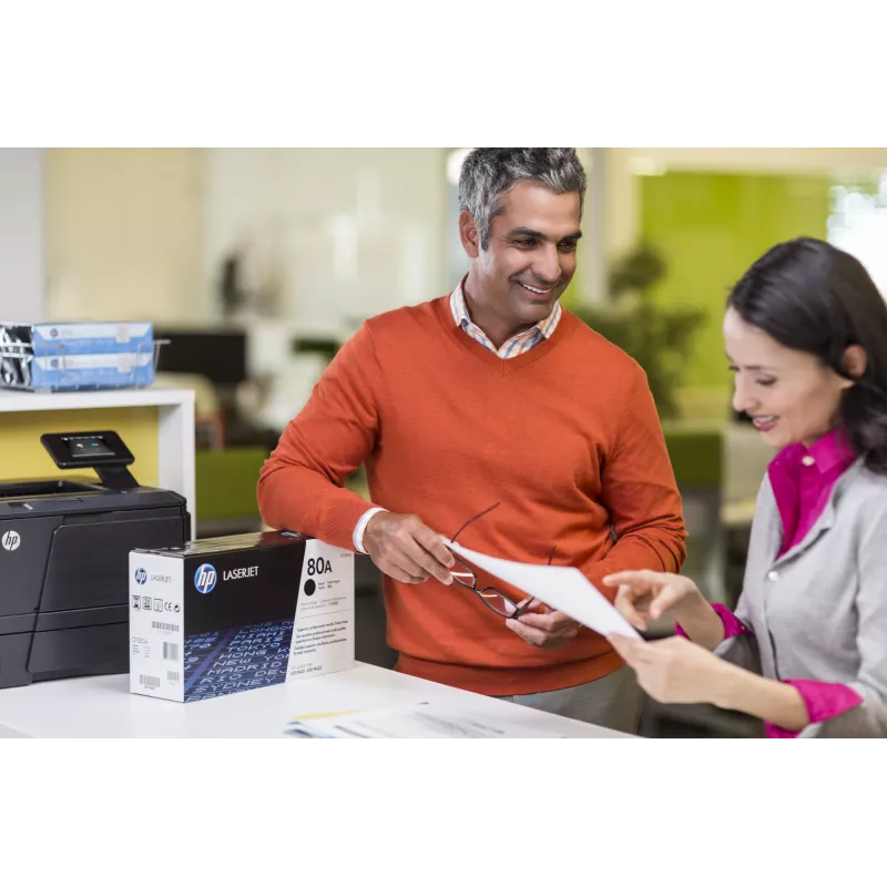 HP 80A must originaalne LaserJet toonerikassett, 2560 lehekülge, must, 1 tk