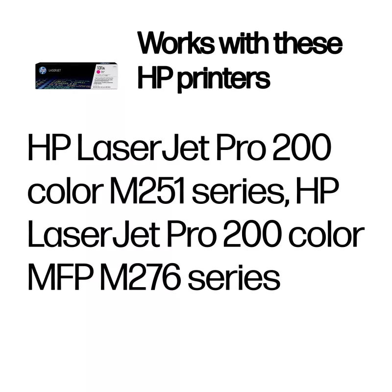 HP 131A Magenta originaalne LaserJet toonerkassett, 1800 lehekülge, Magenta, 1 tk