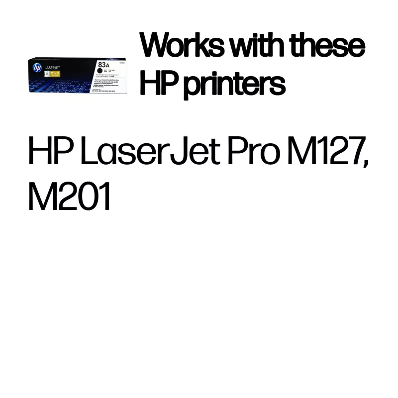 HP 83A must originaal LaserJet toonerikassett