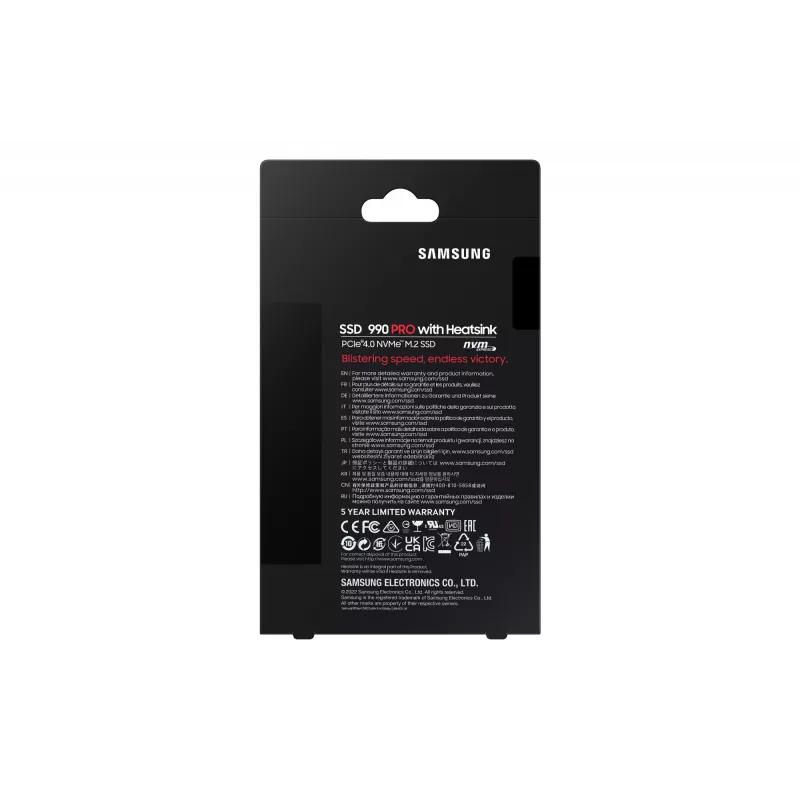 SSD-ketas Samsung 990 Pro 4 TB M.2 PCI Express 4.0 NVMe V-NAND TLC