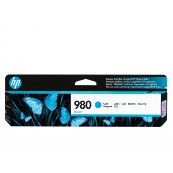 HP 980 originaalne tsüaan tindikassett, tsüaan, 1 tk, 6600 lehekülge