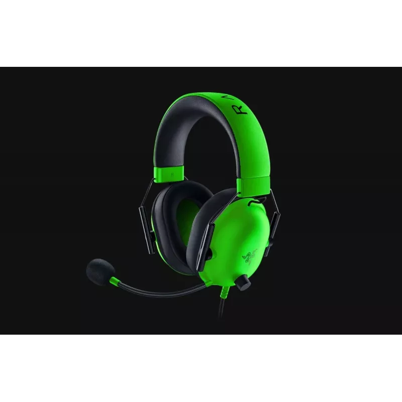 Juhtmega mängupeakomplekt Razer BlackShark V2 X — ümberkõrvaklapid, 3,5 mm, 1,3 m kaabel, TriForce draiverid, virtuaalne ümbritsev heli