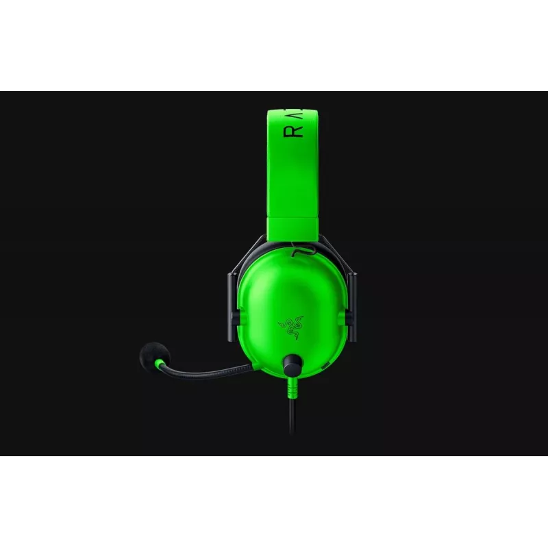 Juhtmega mängupeakomplekt Razer BlackShark V2 X — ümberkõrvaklapid, 3,5 mm, 1,3 m kaabel, TriForce draiverid, virtuaalne ümbritsev heli