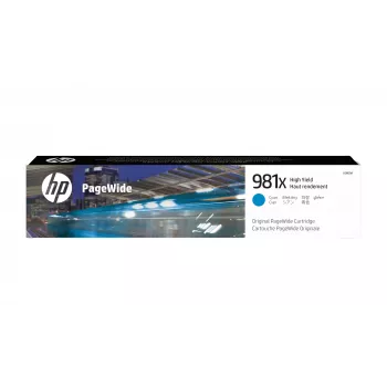 HP 981X High Yield Cyan originaalne PageWide kassett