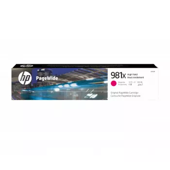 HP 981X High Yield Magenta Original PageWide kassett
