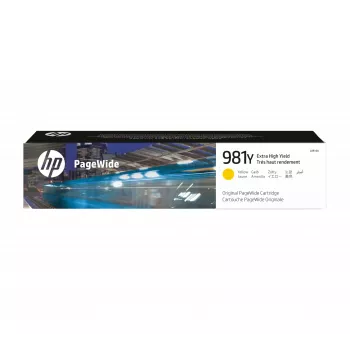 HP 981Y ülikõrge tootlikkusega kollane originaal PageWide kassett