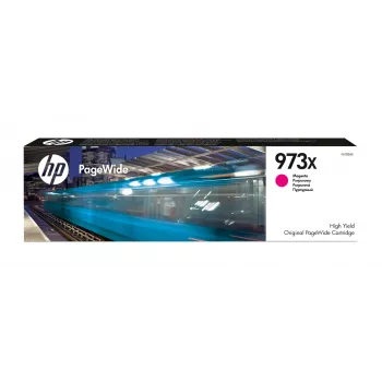 HP 973X suure tootlusega magenta originaal PageWide kassett, magenta, 1 tk, 7000 lehekülge