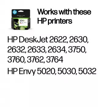 HP 304XL kolmevärviline originaalne tindikassett
