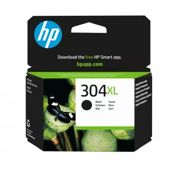 HP 304XL Must originaalne tindikassett, Must, 1 tk, 300 lehekülge