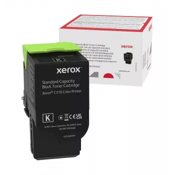 Xerox Genuine ® C310 värviprinteri/C315 värvilise mitmikfunktsiooniprinteri must standardmahuga toonerikassett (3000 lehekülge) – 006R04356