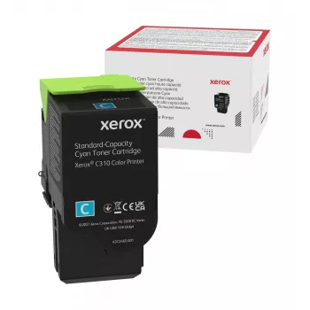 Xerox Genuine ® C310 Color Printer/C315 Color Multifunction Printer tsüaan Standard capacity toonerkassett (2000 lehekülge) - 006R04357