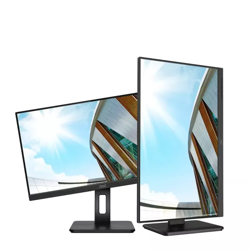 AOC U27P2CA arvutimonitor 68,6 cm (27 tolli) 3840 x 2160 pikslit 4K Ultra HD LED must