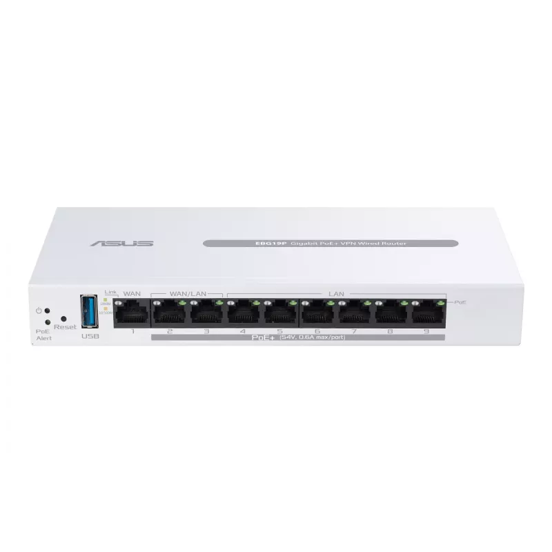 ASUS ExpertWiFi EBG19P juhtmega ruuter Gigabit Ethernet Valge