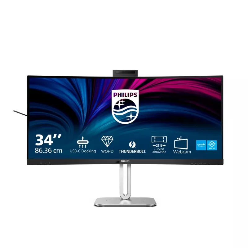 Philips 6000 seeria 34B2U6603CH/00 arvutimonitor 86,4 cm (34 tolli) 3440 x 1440 pikslit Wide Quad HD LCD hall