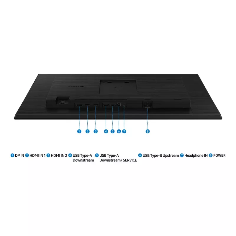 Monitor Samsung 27 tolli S40GD LCD Full HD 1920x1080 IPS 5 ms 100 Hz VESA USB-hub HDMI DisplayPort