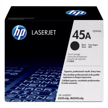 HP 45A must originaal LaserJet toonerikassett, 18000 lehekülge, must, 1 tk