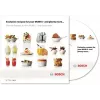 Bosch Styline köögikombain 900 W 3,9 L roostevaba teras, valge