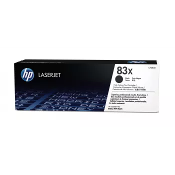 HP 83X suure tootlusega must originaalne LaserJet toonerikassett, 2200 lehekülge, must, 1 tk
