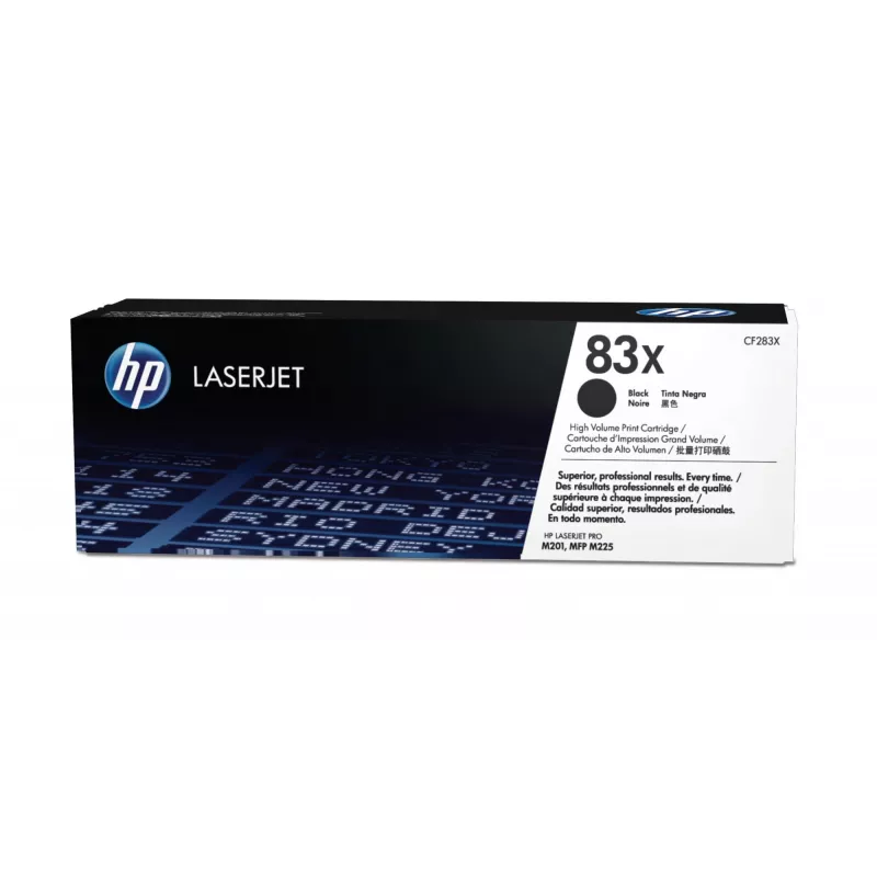 HP 83X suure tootlusega must originaalne LaserJet toonerikassett, 2200 lehekülge, must, 1 tk