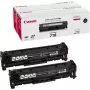 Canon CRG-718 Bk VP toonerikassett 2 tk Originaal Must