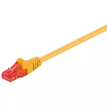 Goobay CAT 6 patchkaabel U/UTP 0,5 m kollane