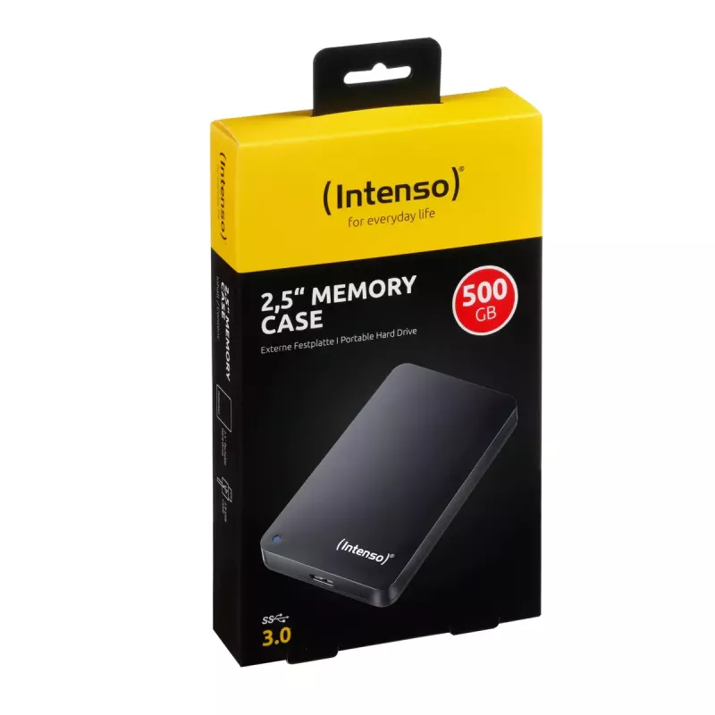HDD Intenso 500GB USB 3.0 2.5-tolline Memory Case