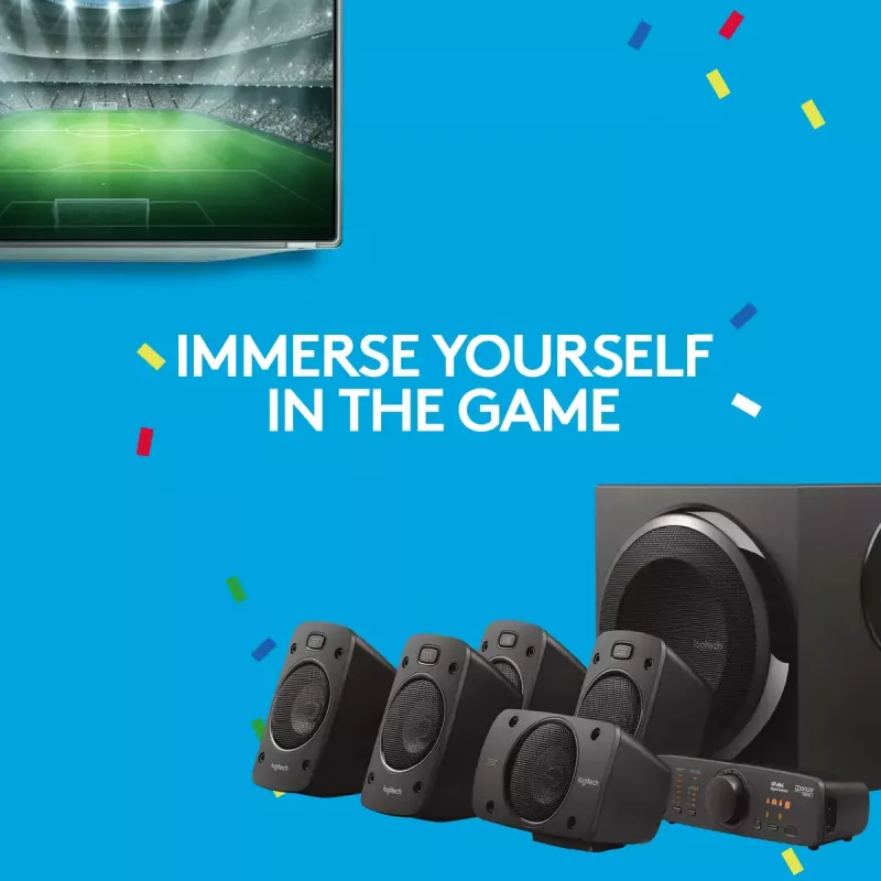 LOGITECH Z906 5.1 ümbritseva heli kõlarisüsteem