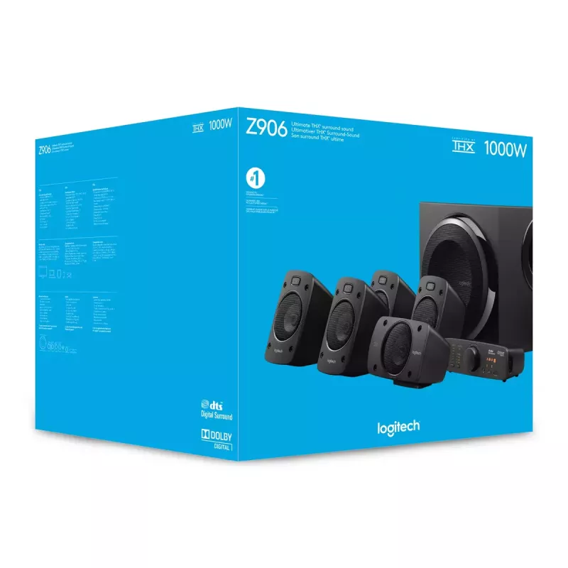 LOGITECH Z906 5.1 ümbritseva heli kõlarisüsteem