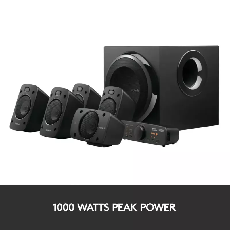 LOGITECH Z906 5.1 ümbritseva heli kõlarisüsteem
