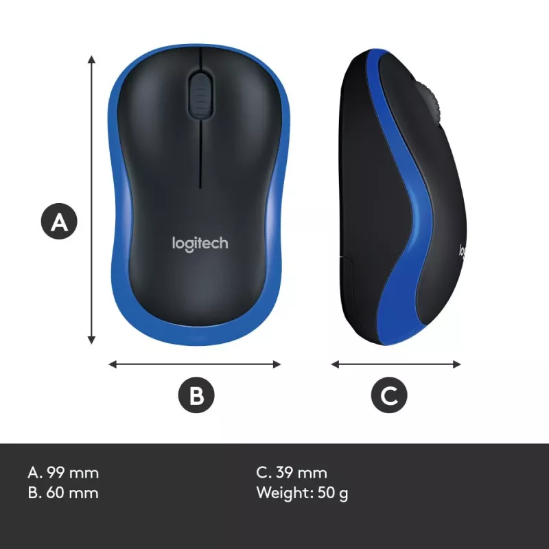 Logitech juhtmeta hiir sinine 910-002239
