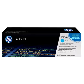 HP 125A tsüaan originaal LaserJet toonerikassett, 1400 lehekülge, tsüaan, 1 tk