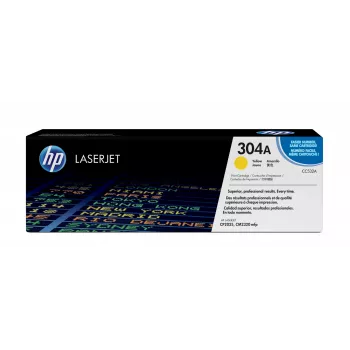 HP 304A kollane originaalne LaserJet toonerkassett, 2800 lehekülge, kollane, 1 tk