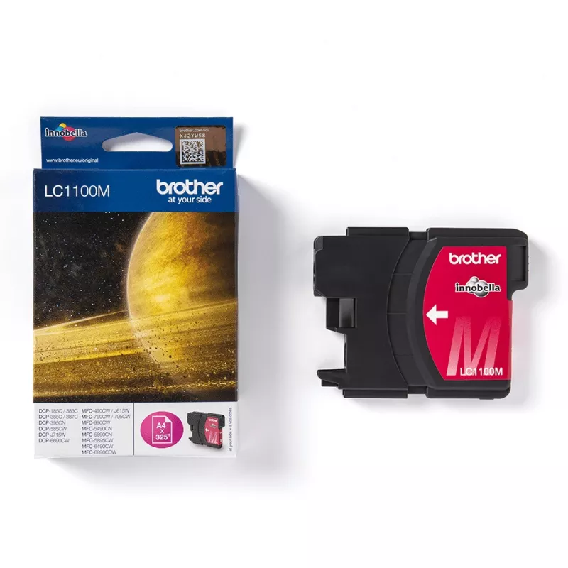 Cartridge Brother LC-1100M Red 325 lehekülge (5.5ml) DCP385,585,715,MFC290,490,615